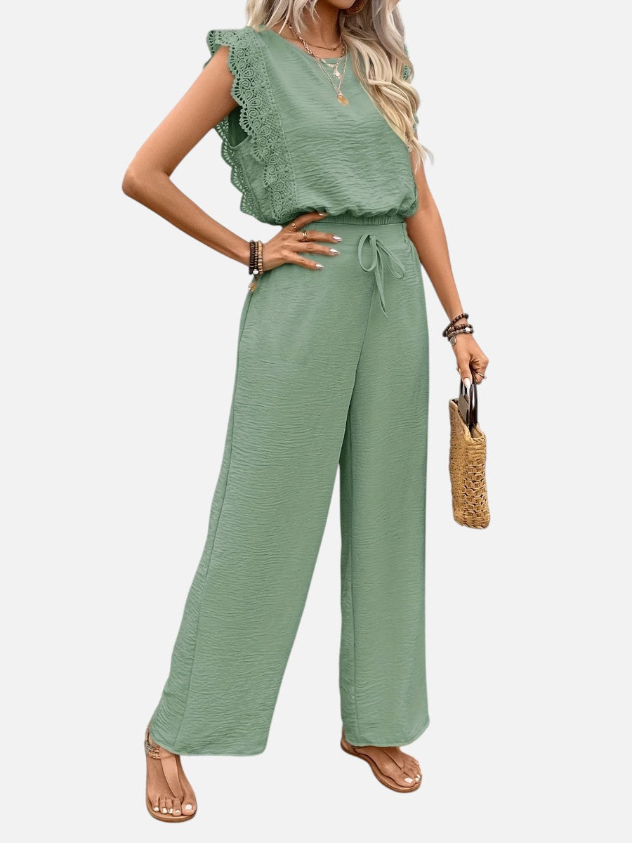 Wide Leg Trouser Set