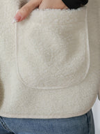 Gilet Borg Teddy Button Front