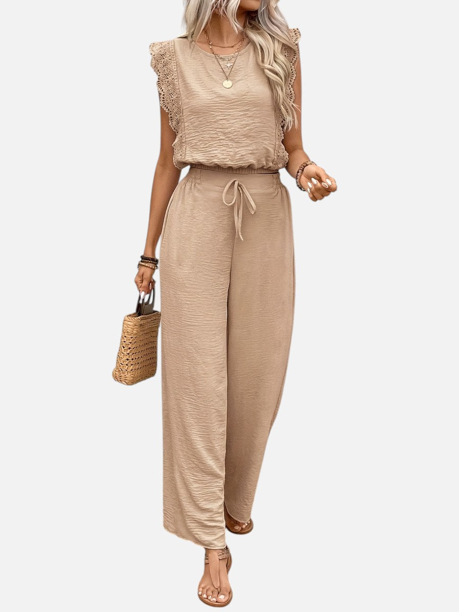 Wide Leg Trouser Set