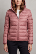 Hooded Puffer Jacket – Lightweight & Packable