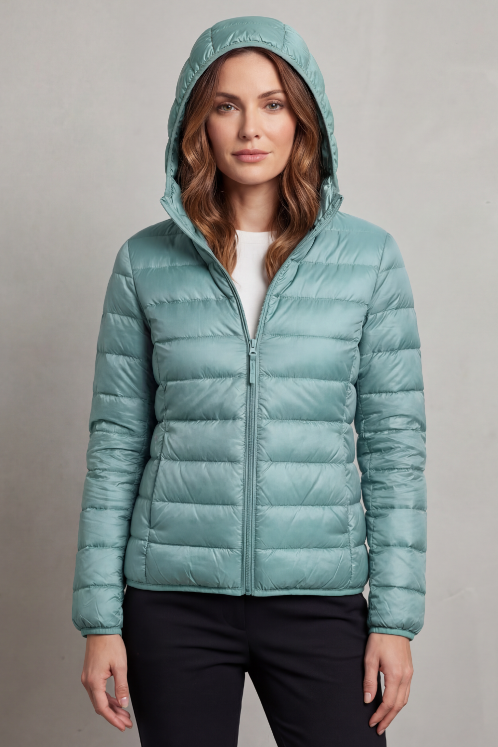 Hooded Puffer Jacket – Lightweight & Packable