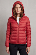 Hooded Puffer Jacket – Lightweight & Packable