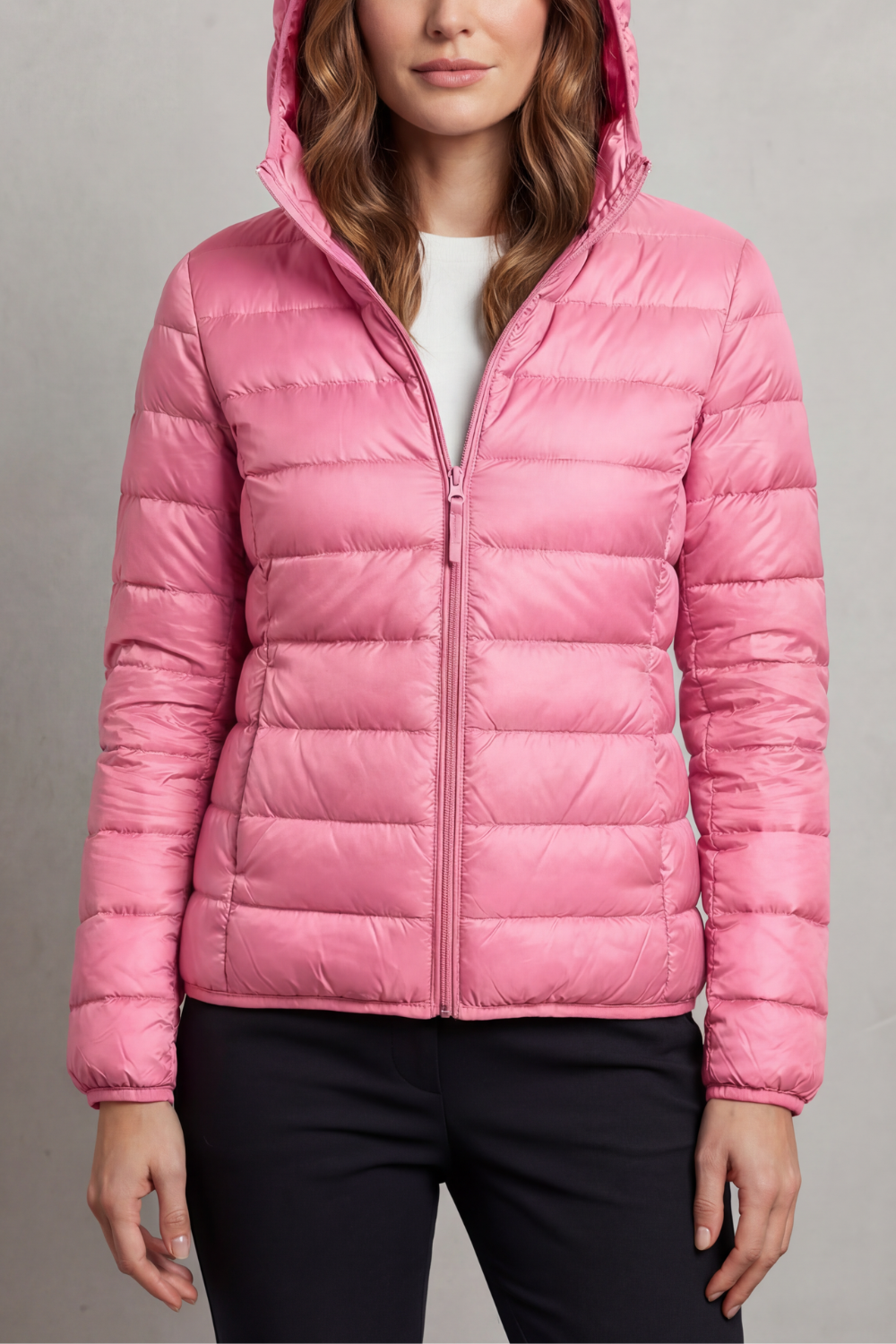 Hooded Puffer Jacket – Lightweight & Packable