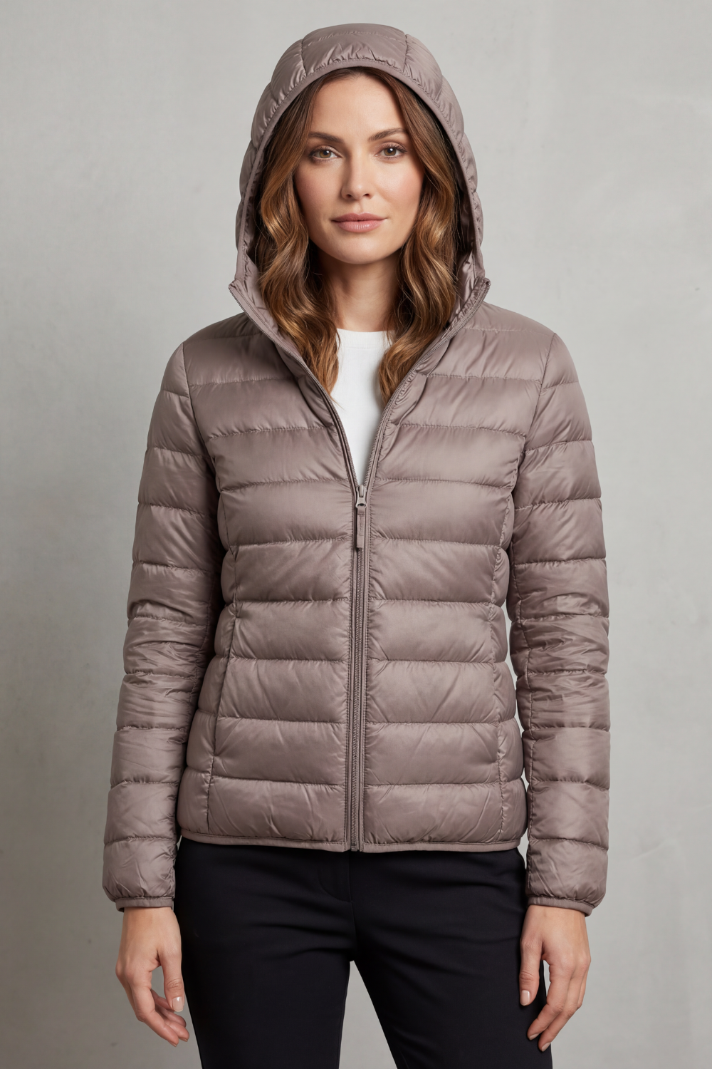 Hooded Puffer Jacket – Lightweight & Packable