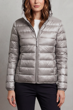 Hooded Puffer Jacket – Lightweight & Packable