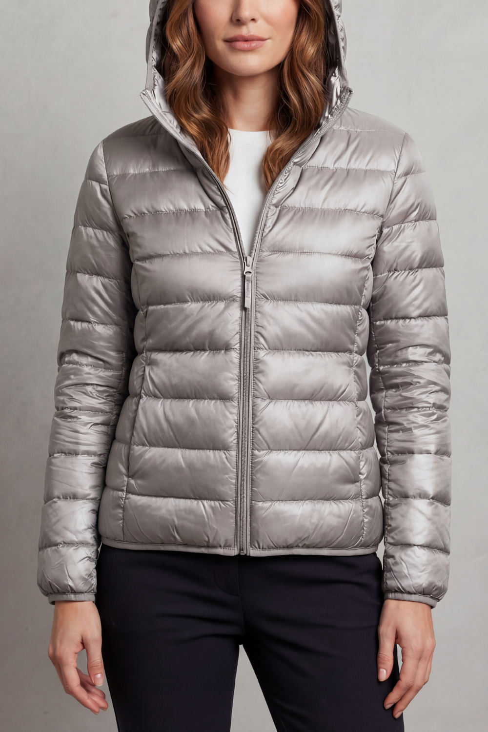 Hooded Puffer Jacket – Lightweight & Packable