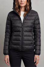 Hooded Puffer Jacket – Lightweight & Packable