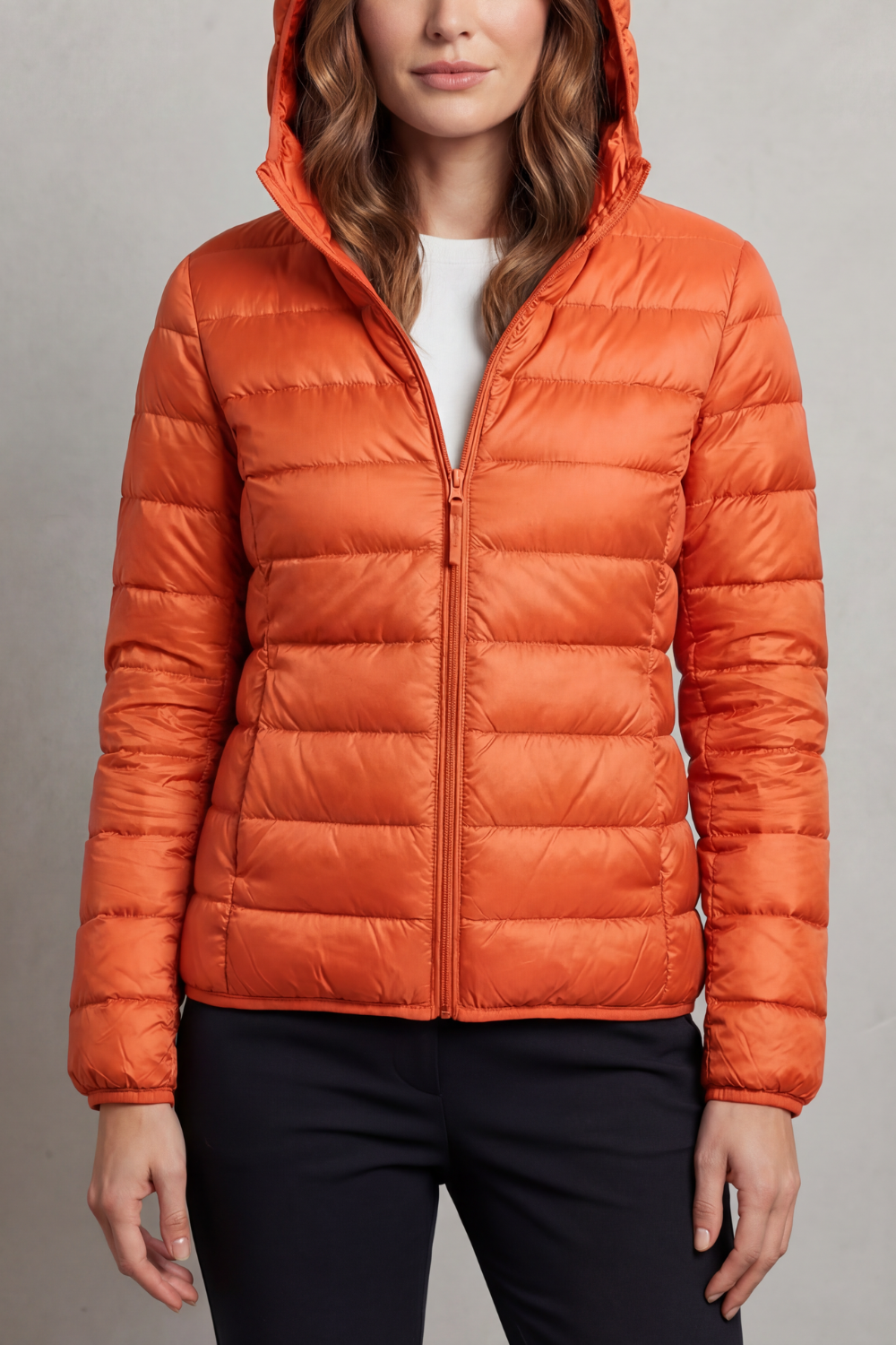 Hooded Puffer Jacket – Lightweight & Packable