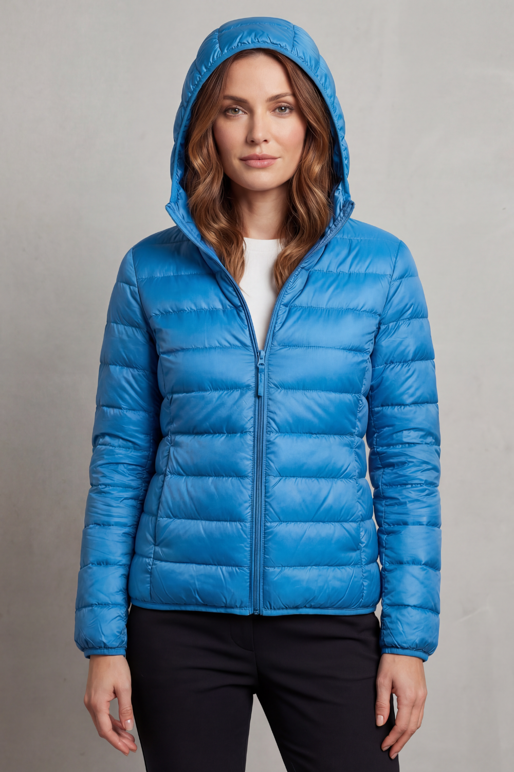 Hooded Puffer Jacket – Lightweight & Packable