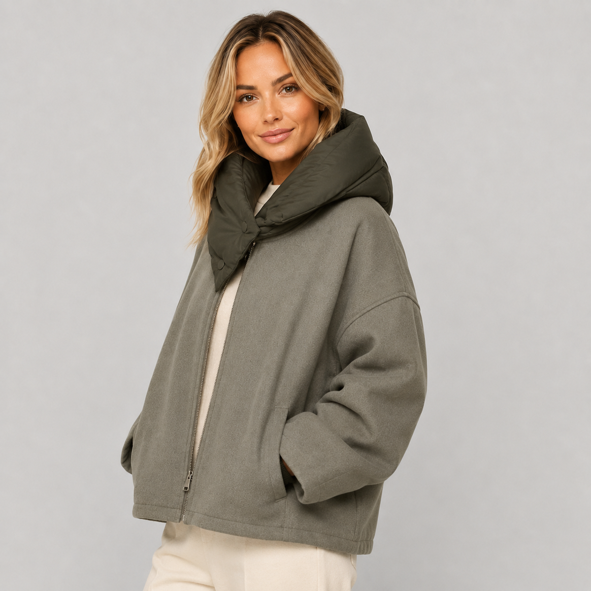 Padded Jacket Oversized Hooded