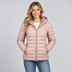 Padded Jacket Hooded Lightweight Commuter Coat