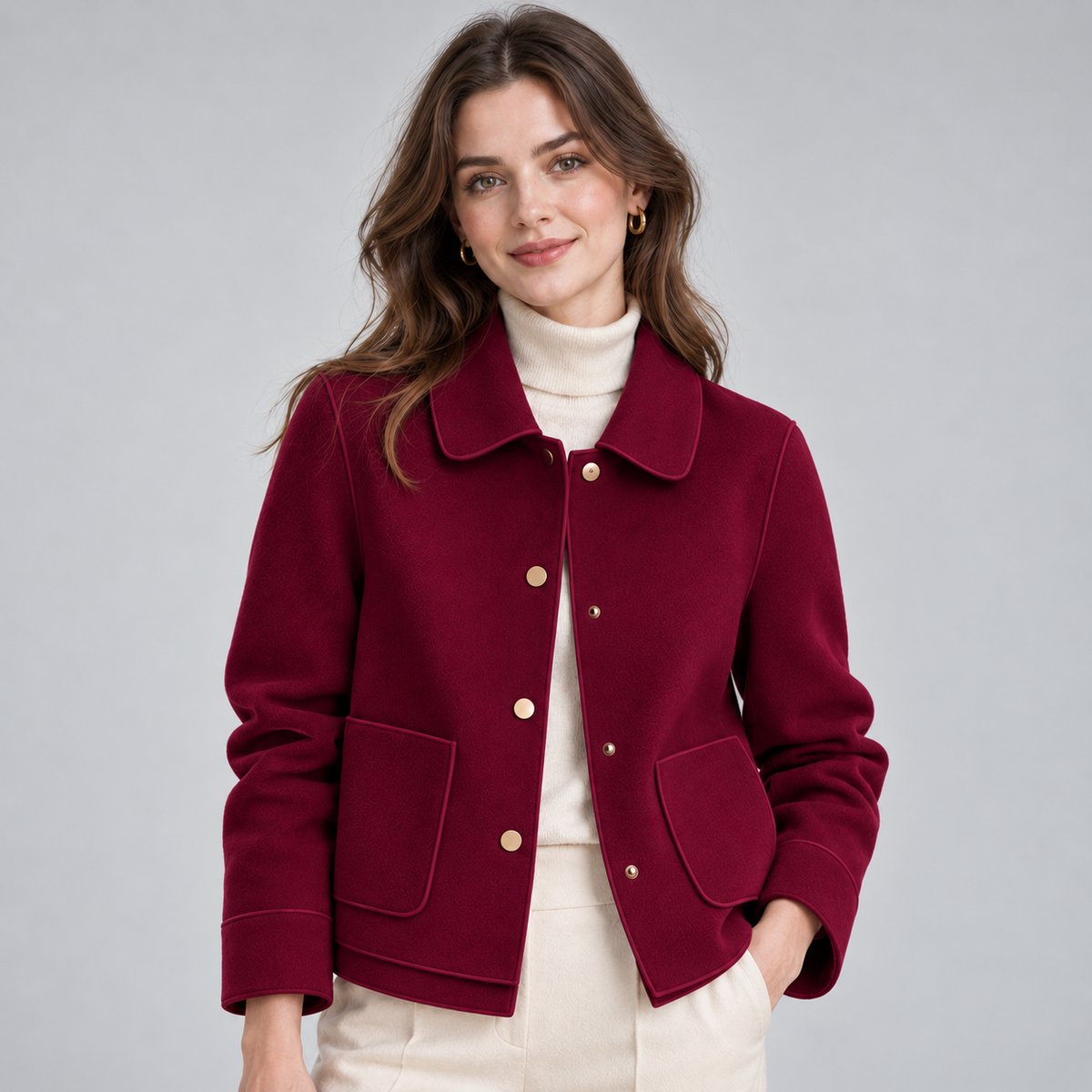 Blazer Single Breasted Tailored Long Sleeve