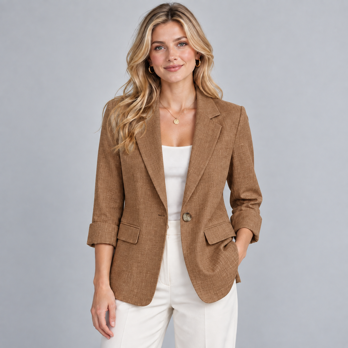 Blazer Lightweight Three-Quarter Sleeve