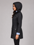 Hooded Rain Jacket – Water Resistant Lightweight Coat