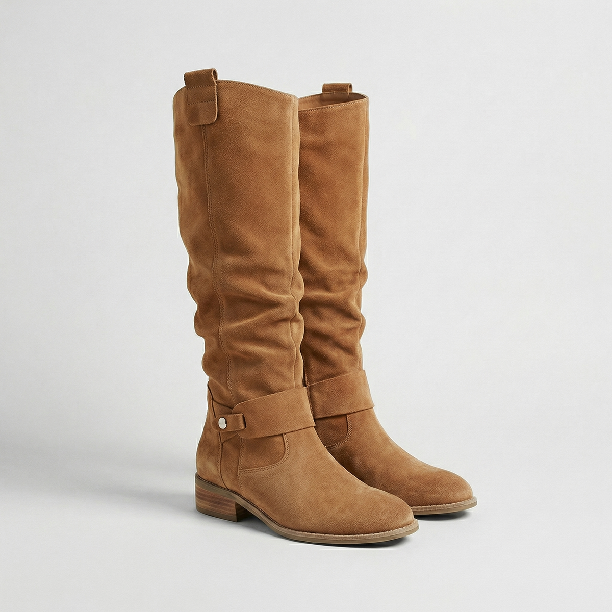 Knee-High Slouch Boots