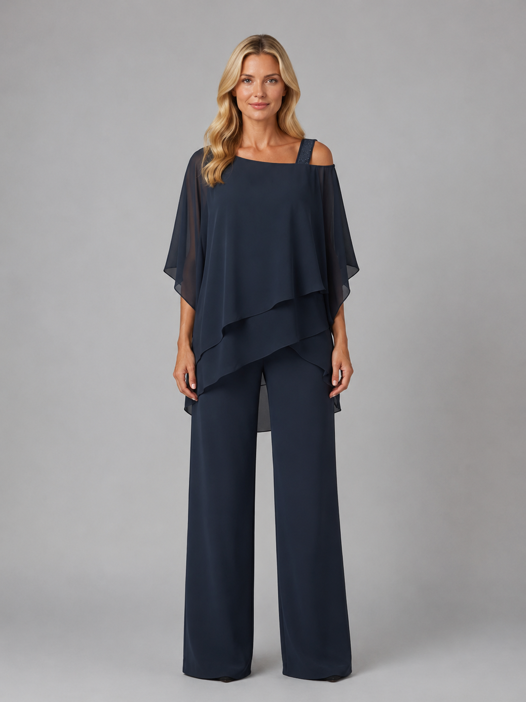 Layered Chiffon Set