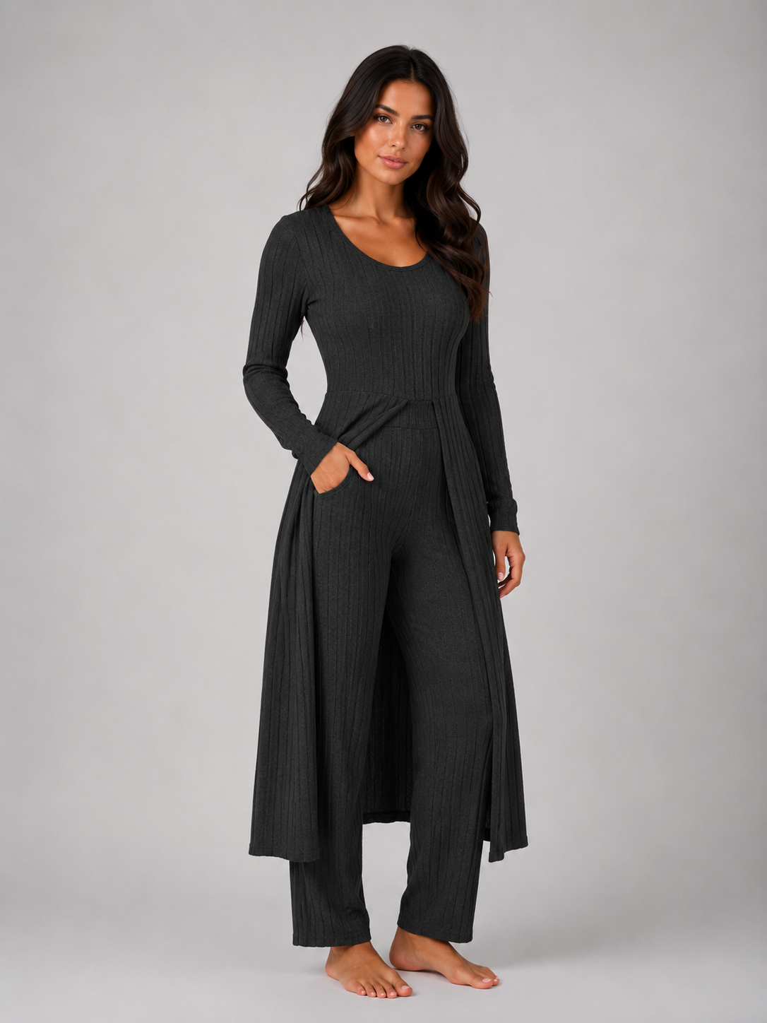 Ribbed Lounge Set