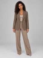 Single Breasted Tailored Blazer – Smart Casual Wool Blend Jacket