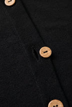 Aster – Sweater Cardigan, Hooded Button-Up Knit