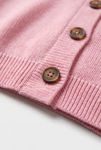 Aster – Sweater Cardigan, Hooded Button-Up Knit