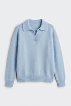 Sweater – Ribbed Knit Relaxed Fit