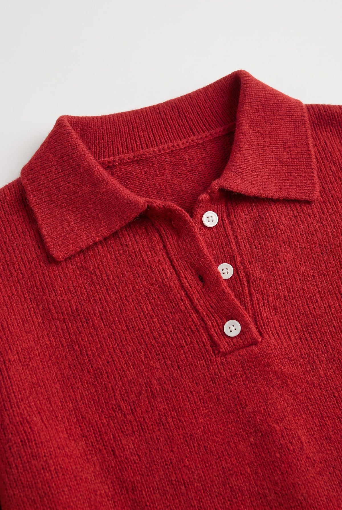 Sweater – Ribbed Knit Relaxed Fit