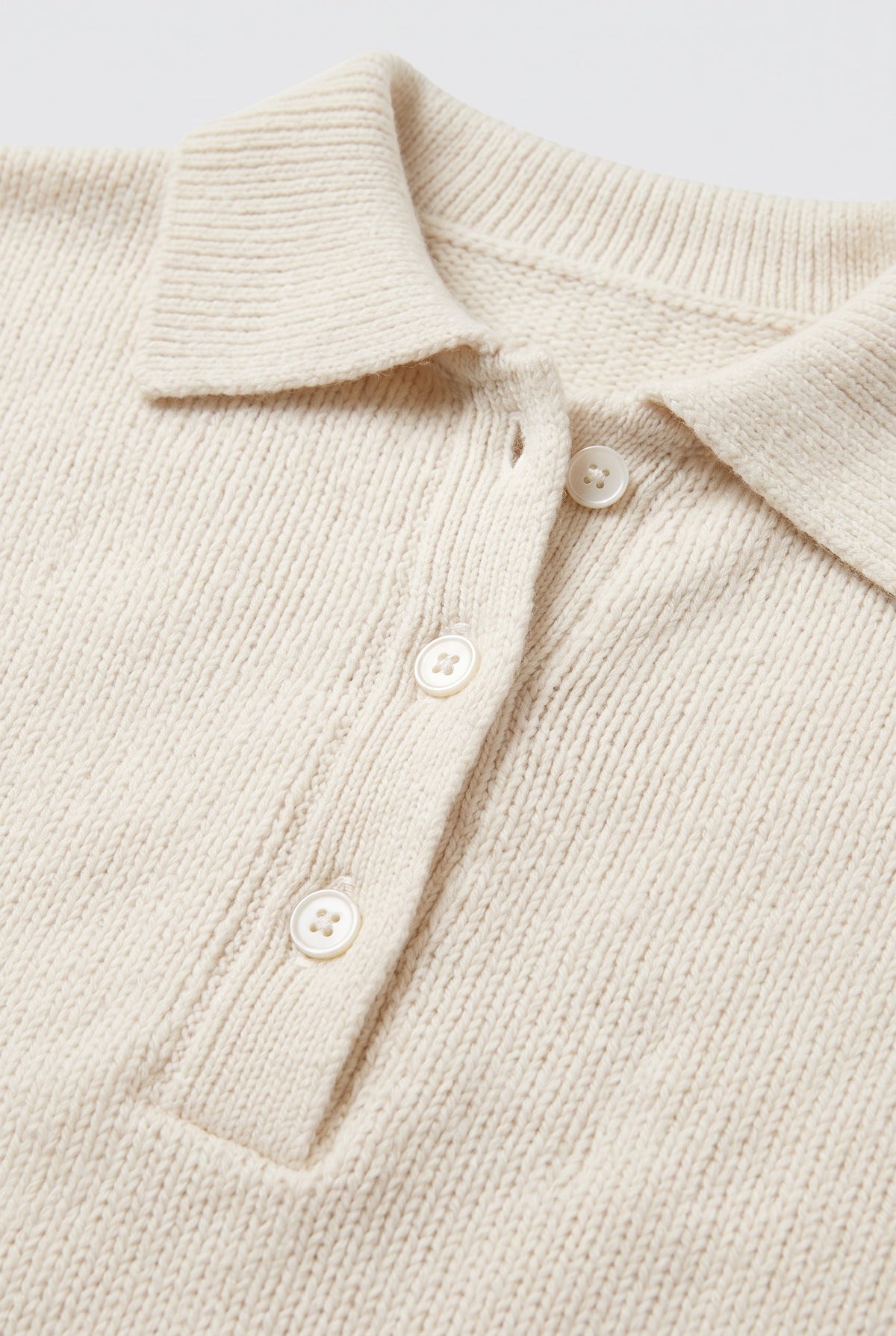 Sweater – Ribbed Knit Relaxed Fit