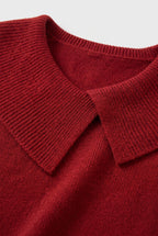 Sweater – ribbed knit relaxed fit long sleeve
