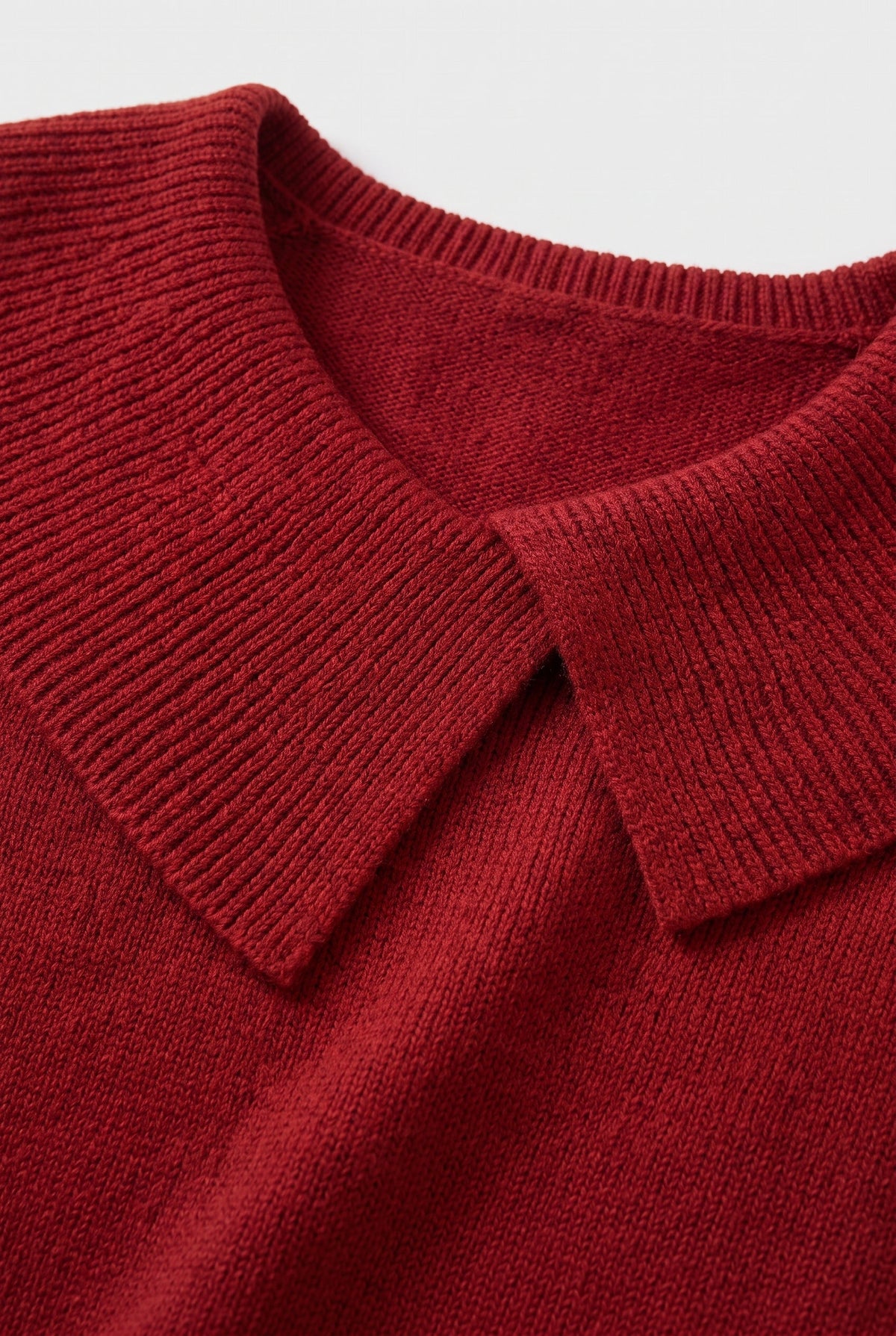 Sweater – ribbed knit relaxed fit long sleeve