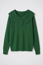 Sweater – ribbed knit relaxed fit long sleeve