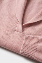 Sweater – women's relaxed ribbed V-neck