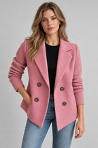 Knit Jacket – Women's Knit Sleeve Blazer Jacket