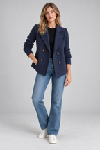 Knit Jacket – Women's Knit Sleeve Blazer Jacket