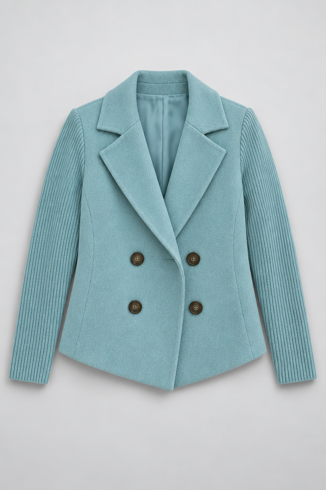 Knit Jacket – Women's Knit Sleeve Blazer Jacket