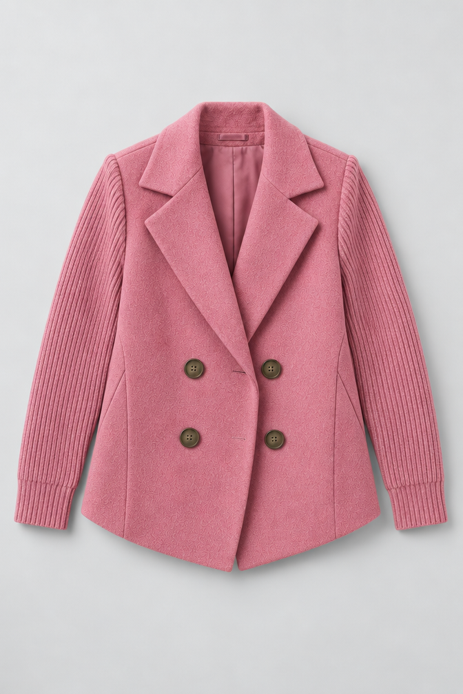 Knit Jacket – Women's Knit Sleeve Blazer Jacket