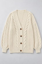 Mira – Women's Oversized Cable Knit Cardigan