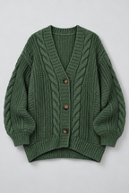 Mira – Women's Oversized Cable Knit Cardigan