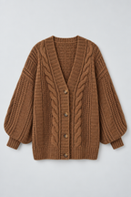 Mira – Women's Oversized Cable Knit Cardigan
