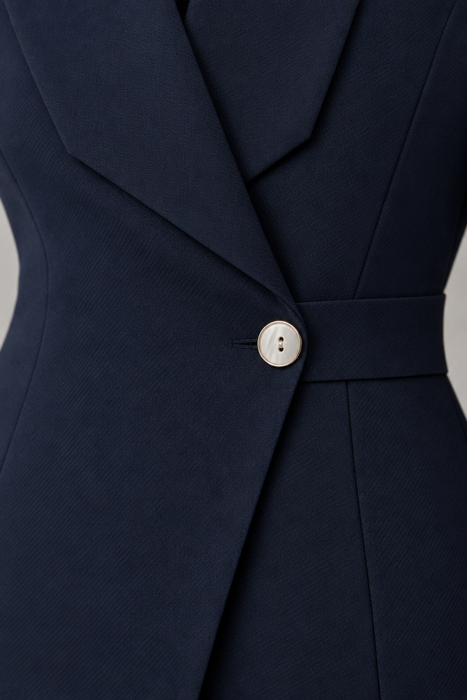Suit – Women's Business Suit with Wide-Leg Trousers