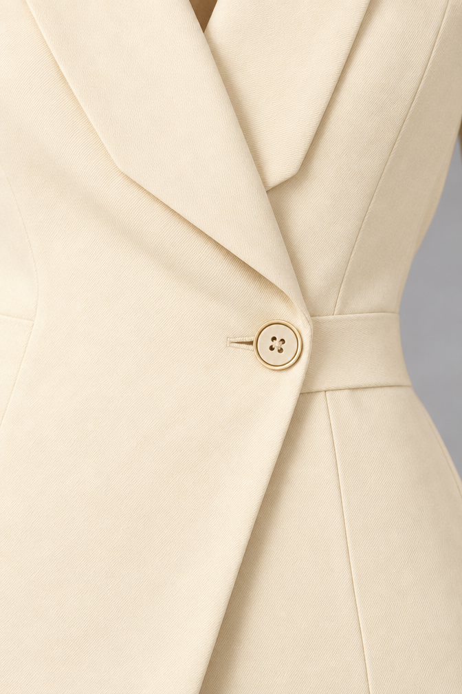 Suit – Women's Business Suit with Wide-Leg Trousers