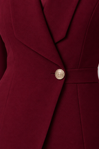 Suit – Women's Business Suit with Wide-Leg Trousers