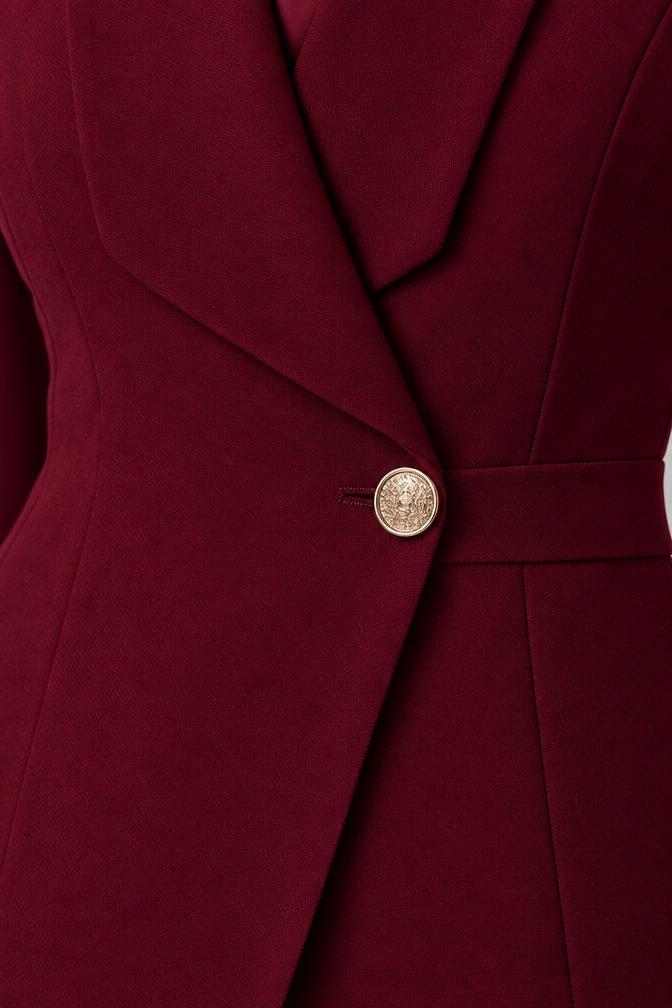 Suit – Women's Business Suit with Wide-Leg Trousers