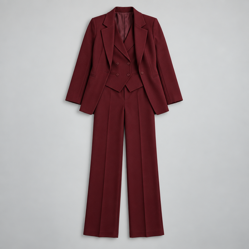 Avery – Women's Three-Piece Coat Suit Set