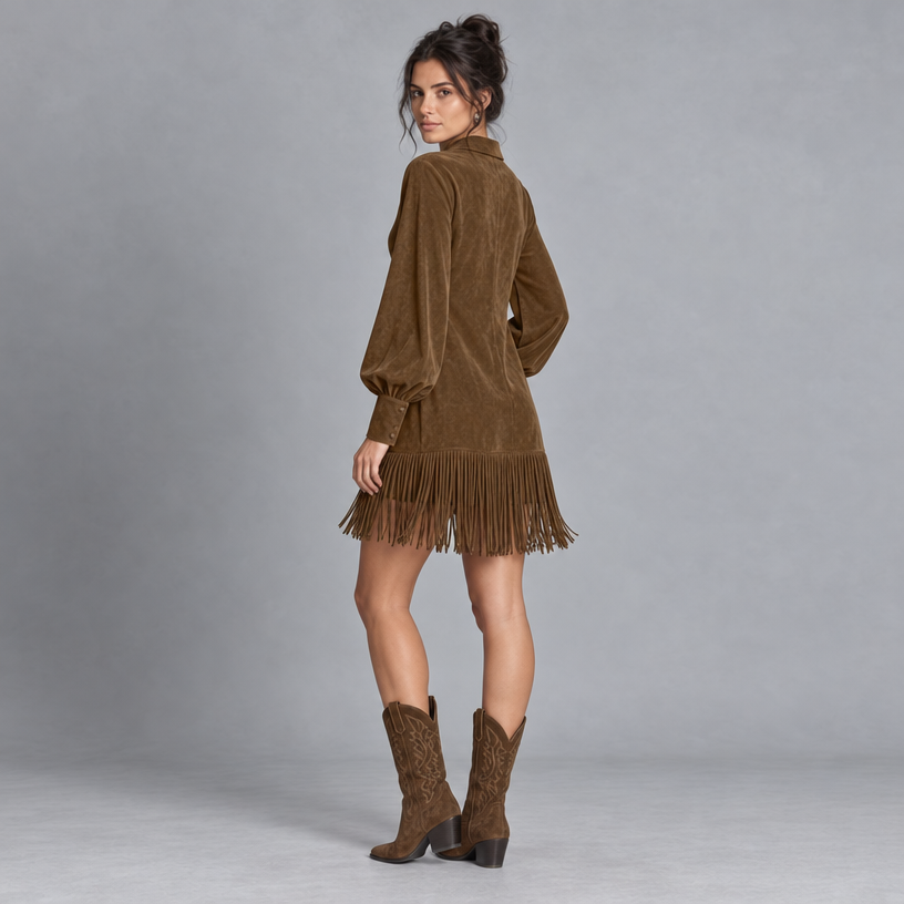Mini Dress – Tassel Relaxed Fit