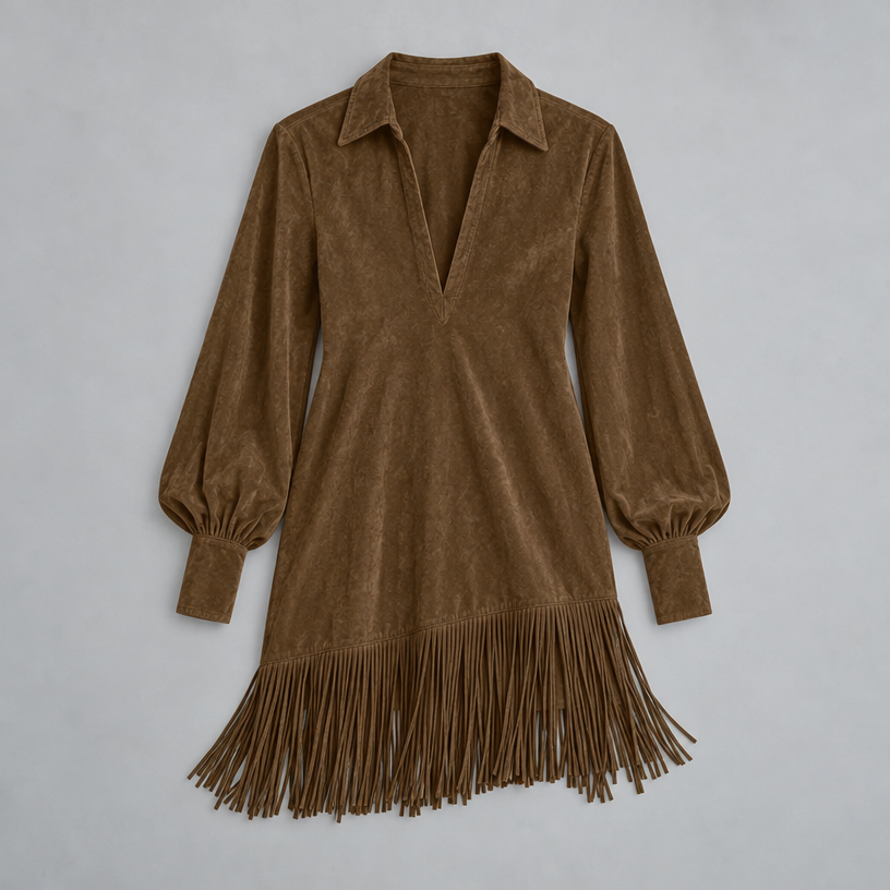 Mini Dress – Tassel Relaxed Fit