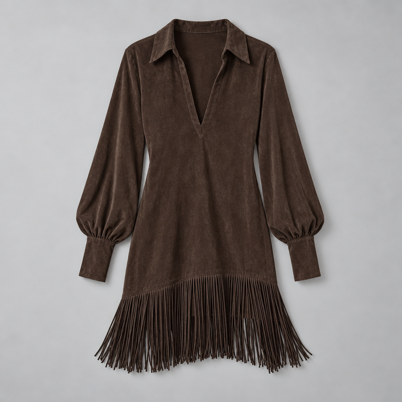 Mini Dress – Tassel Relaxed Fit