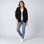 Cardigan – Hooded Knit Cardigan Sweater