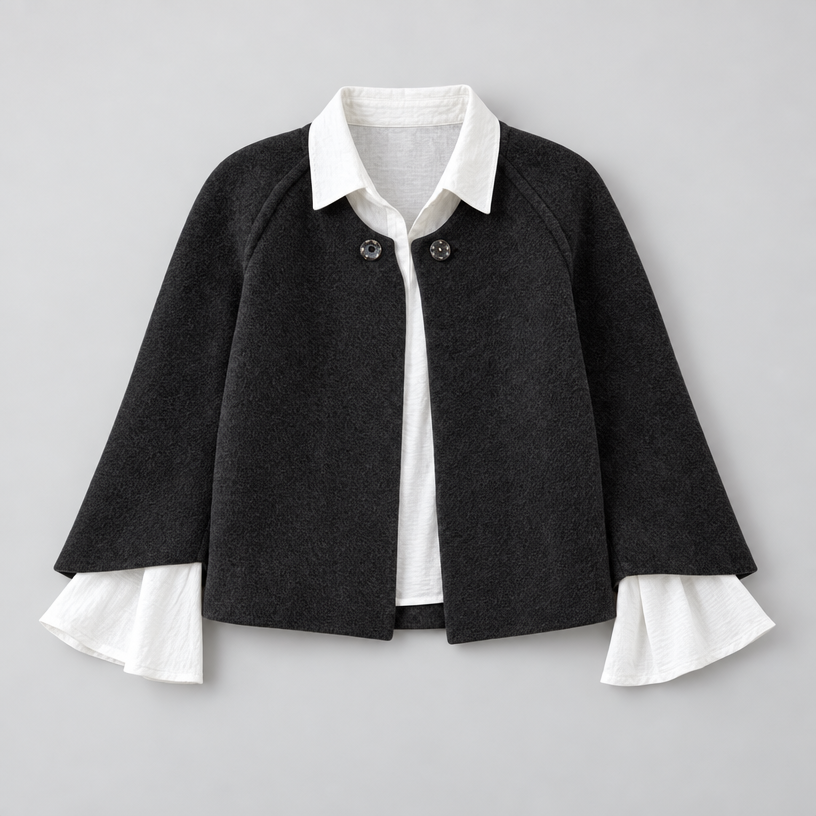 Jacket – Women's Cropped Oversized Jacket
