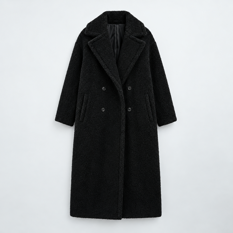Arden – Women's Long Teddy Coat
