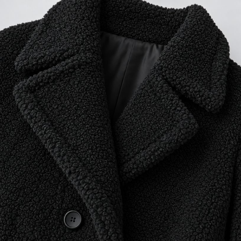 Arden – Women's Long Teddy Coat